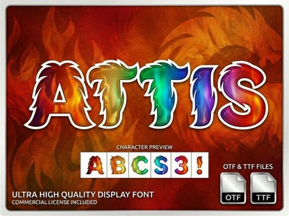 Attis: A Bold Display Font That Makes Your Brand Stand Out