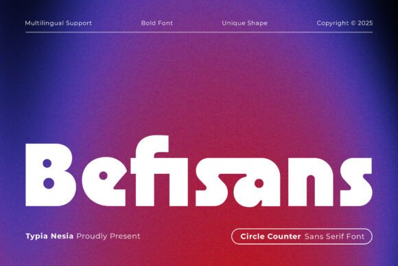 Befisans: A Bold, Clean Display Font That Elevates Your Brand
