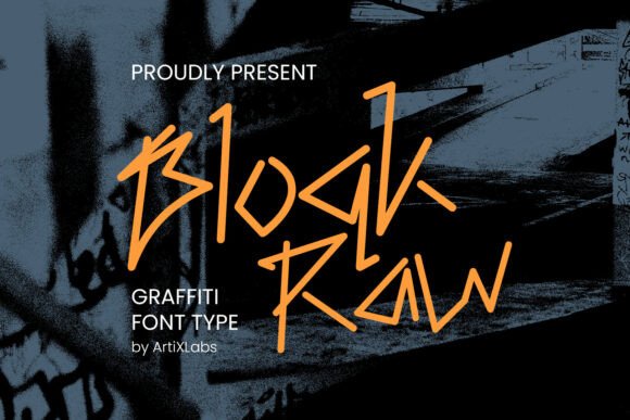Block Raw: A Bold Display Font for Editorial Impact