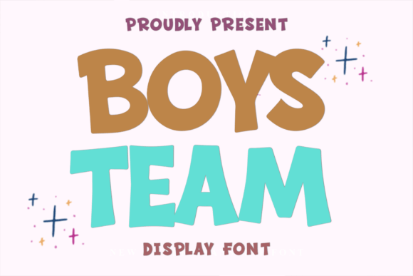 Boys Team: A Festive Display Font for Memorable Branding