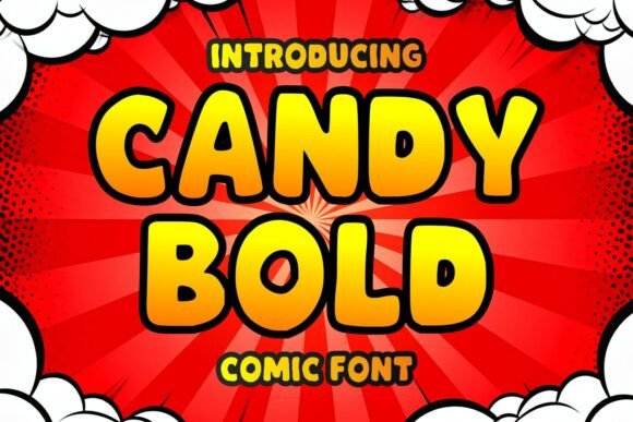 Candy Bold: A Playful Display Font for Handmade Creators