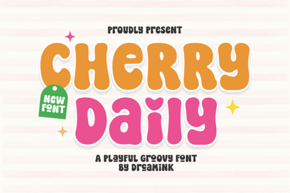 Cherry Daily: A Playful Display Font for Joyful Brand Identities