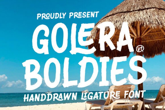 Golera Boldies: A Hand-Drawn Display Font That Feels Human