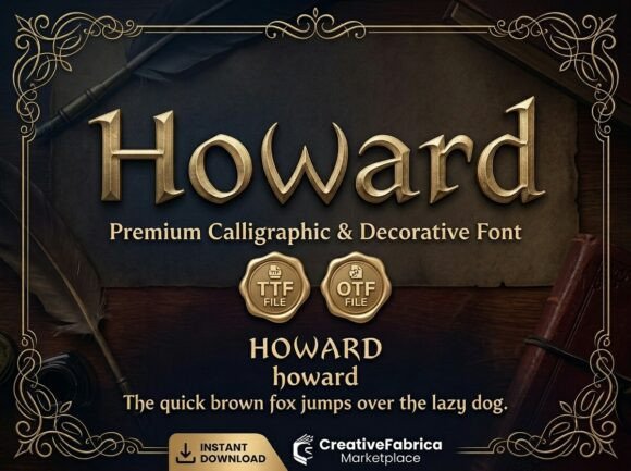 Howard: A Display Font That Feels Like a Quiet Moment of Craft
