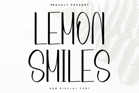 Lemon Smiles: A Handwritten Display Font That Delivers Joy Online
