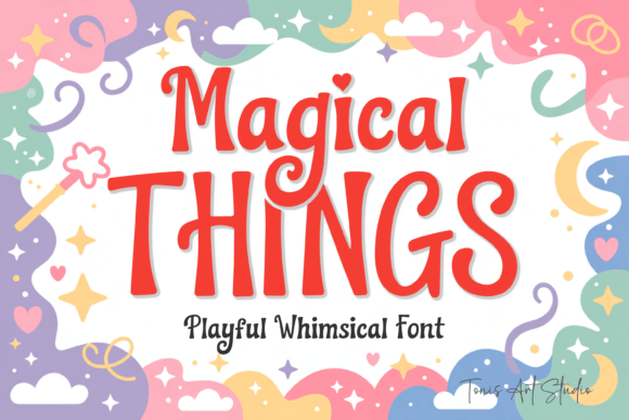 Magical Things: A Whimsical Display Font for Joyful Editorial Moments