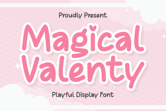 Magical Valenty: A Hand-Drawn Display Font That Feels Like a Smile