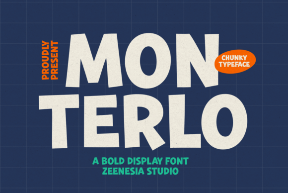 Monterlo: A Bold Display Font That Makes Handmade Products Shine