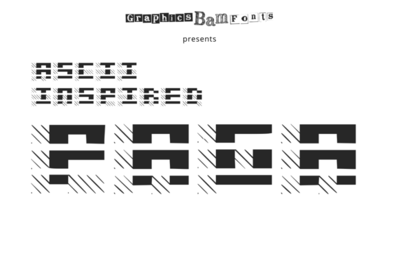 Paga: A Bold ASCII-Inspired Display Font for Digital Design