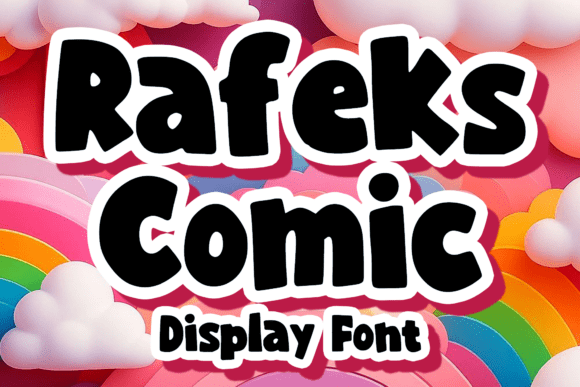 Rafeks Comic: A Playful Display Font for Handmade Creators