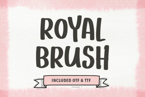 Royal Brush Font: A Confident Display Typeface for Editorial Moments