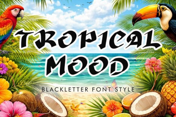 Tropical Mood: A Display Font That Brings Warmth and Polish to Your Brand