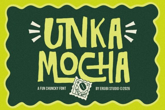 Unka Mocha: A Display Font That Feels Like a Warm Handshake