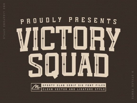 Victory Squad: A Bold Display Font That Makes Your Brand Feel Like a Winner