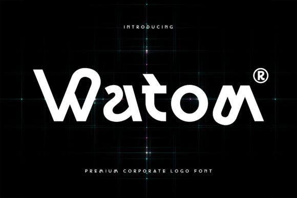 Watom: A Premium Display Font for Confident Brand Identities