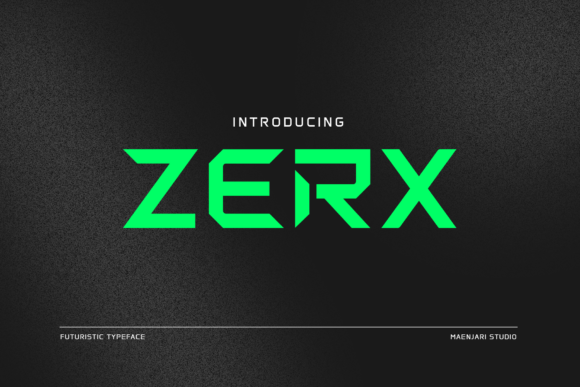 Zerx: A Display Font That Makes Handmade Goods Shine